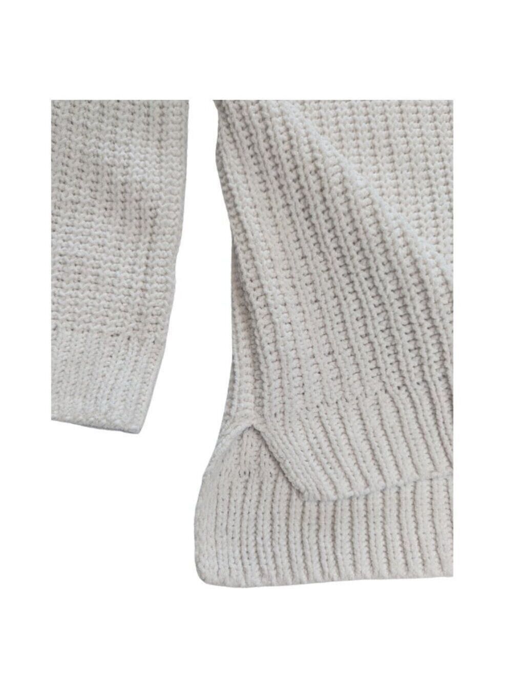Rumi & Ryder Oversized Cable Knit Sweater Cream Youth L(12–14) / Fits Women S - Picture 3 of 10